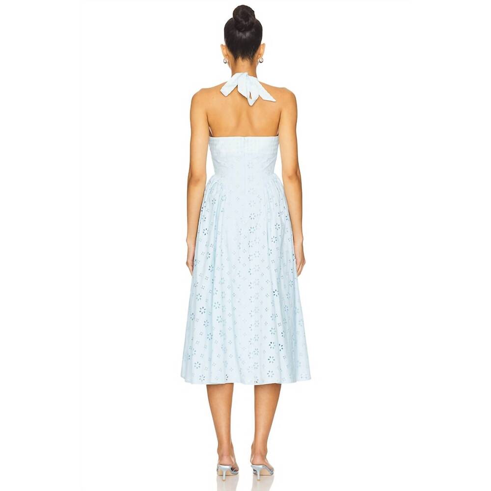 NEW MAJORELLE cassia midi dress in baby blue - Picture 3 of 3